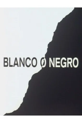 Movie poster for Blanco o negro (1990)