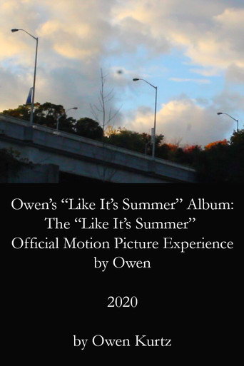 Movie poster for Owen's "Like It's Summer" Album: The "Like It's Summer" Official Motion Picture Experience by Owen (2020)