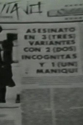 Movie poster for Asesinato en 3 variantes con 2 incognitas y 1 maniqui (1987)
