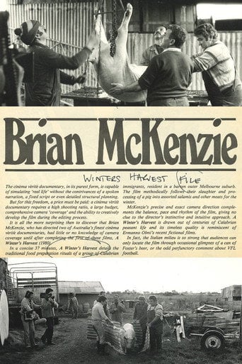 Movie poster for Winter's Harvest (1980)