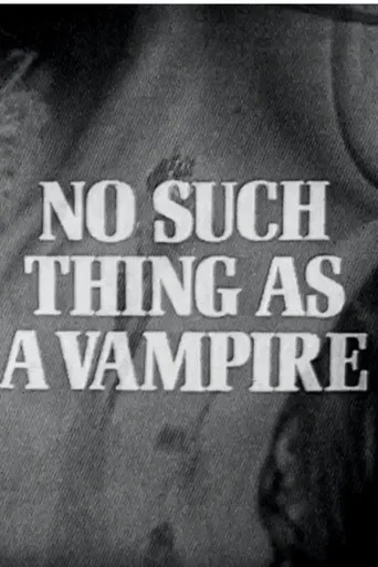 Movie poster for No Such Thing as a Vampire (1968)
