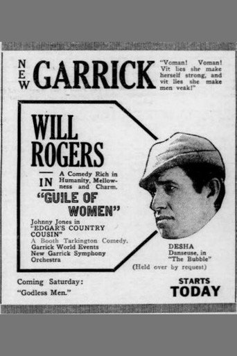 Movie poster for Guile of Women (1921)