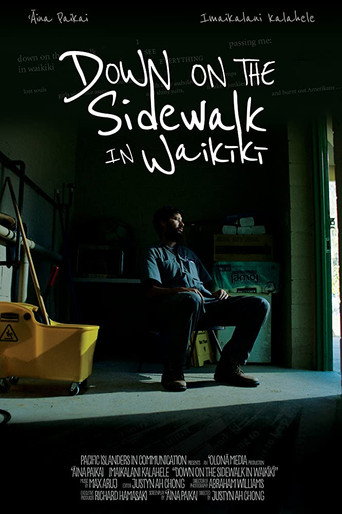 Movie poster for Down on the Sidewalk in Waikiki (2019)