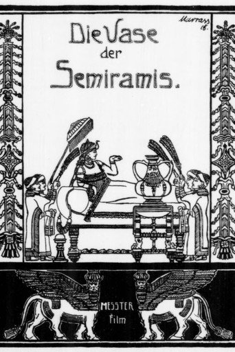 Movie poster for Die Vase der Semirames (1918)