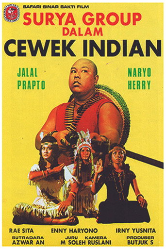 Movie poster for Tiga Cewek Indian (1976)