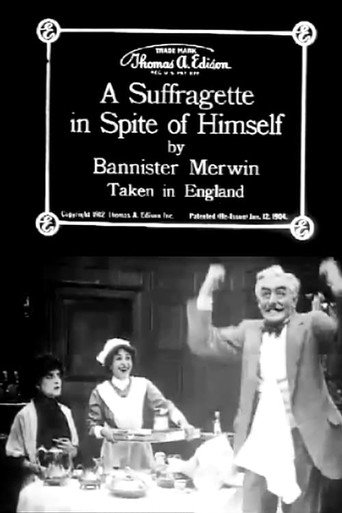 Movie poster for A Suffragette in Spite of Himself (1912)