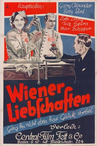 Movie poster for Viennese love affairs (1931)