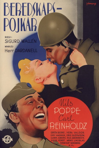 Movie poster for Beredskapspojkar (1940)