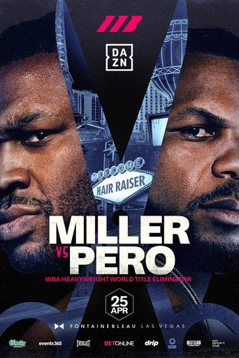 Movie poster for Jarrell Miller vs. Lenier Pero (2026)