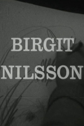 Movie poster for Birgit Nilsson: Glimtar från sångerskans verksamhet (1970)