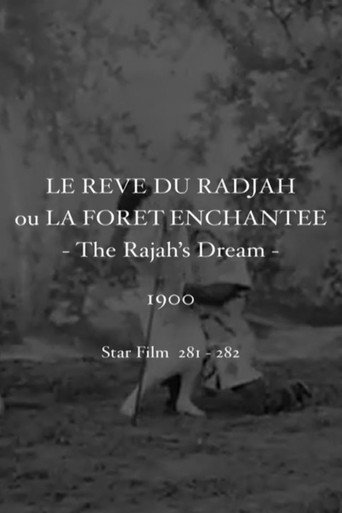 Movie poster for The Rajah's Dream or The Bewitched Wood (1900)