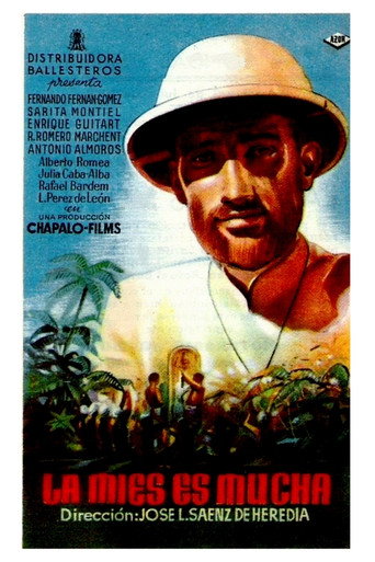 Movie poster for La mies es mucha (1948)