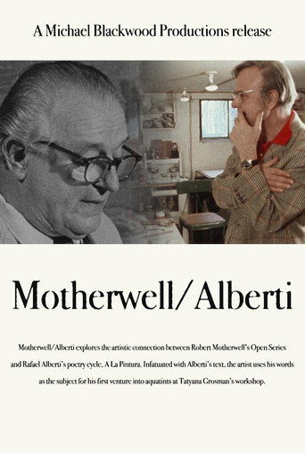 Movie poster for Motherwell/Alberti (1984)