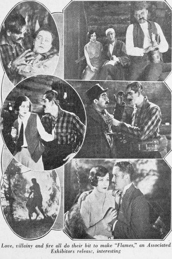 Movie poster for Flames (1926)