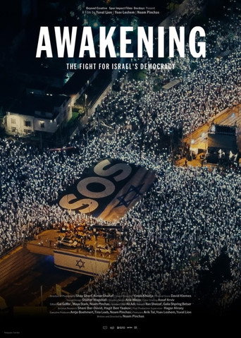 Movie poster for Awakening: The Fight for Israel's Democracy (2026)