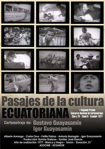 Movie poster for Pasajes de la cultura ecuatoriana (1977)