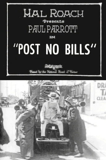 Movie poster for Post No Bills (1923)