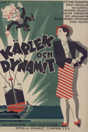 Movie poster for Kärlek och dynamit (1933)