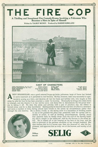 Movie poster for The Fire Cop (1912)