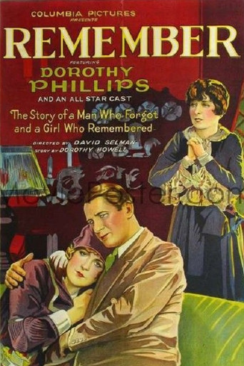 Movie poster for Remember (1926)