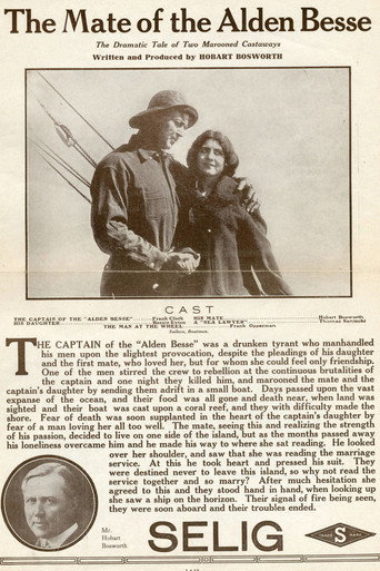 Movie poster for The Mate of the Alden Bessie (1912)