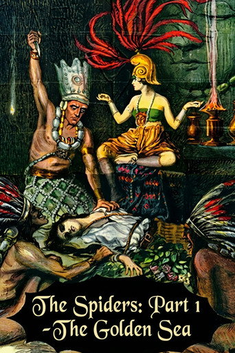 Movie poster for The Spiders: Part 1 - The Golden Sea (1919)