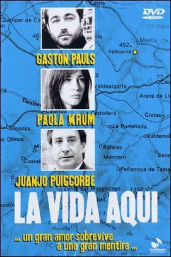 La vida aquí poster