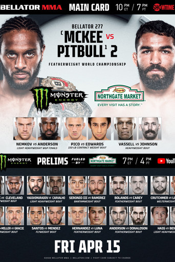 Movie poster for Bellator 277: McKee vs. Pitbull 2 (2022)