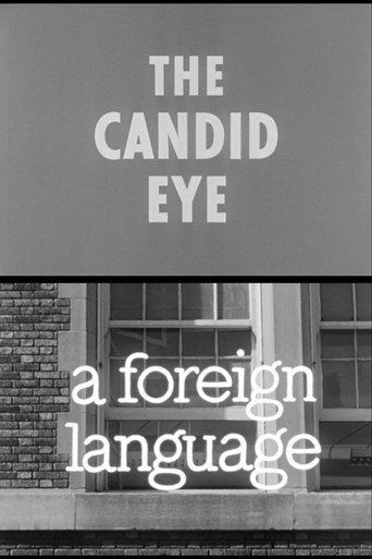 Movie poster for A Foreign Language (1958)