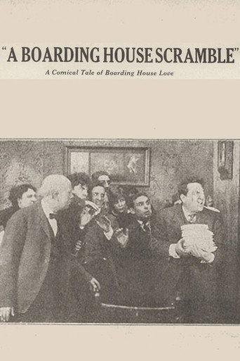 Movie poster for A Boarding House Scramble (1914)