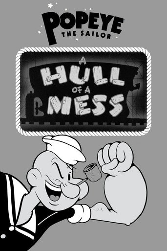 Movie poster for A Hull of a Mess (1942)