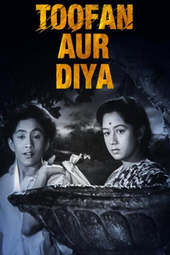 Movie poster for Toofan Aur Diya (1956)