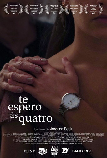 Movie poster for Te Espero às Quatro (2024)