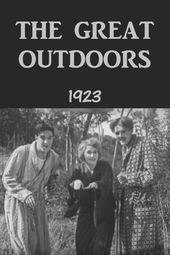 Movie poster for The Great Outdoors (1923)