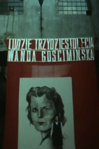 Wanda Gosciminska – A Textile Worker poster