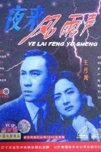 Movie poster for 夜来风雨声 (1949)
