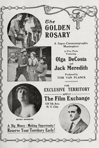 Movie poster for The Golden Rosary (1917)