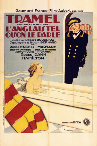 Movie poster for English as it is spoken (1931)