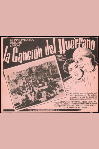 Movie poster for La canción del huérfano (1940)