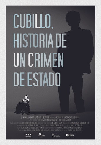 Movie poster for Cubillo, historia de un crimen de Estado (2012)