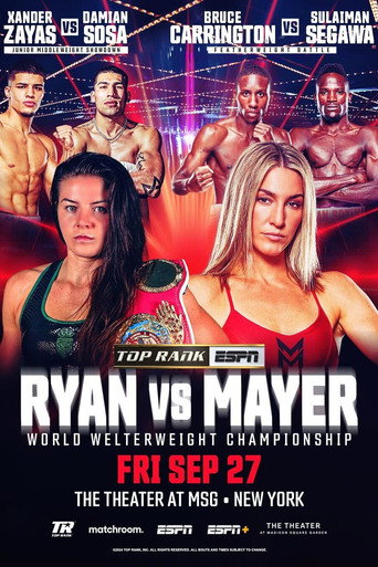 Movie poster for Sandy Ryan vs. Mikaela Mayer (2024)