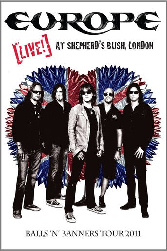 Movie poster for Europe: Live! At Shepherd's Bush (2011)