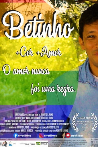 Movie poster for Betinho +Color +Love (2021)