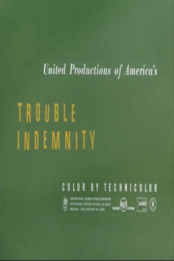 Movie poster for Trouble Indemnity (1950)