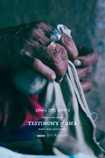 Movie poster for Testimony of Ana (2021)