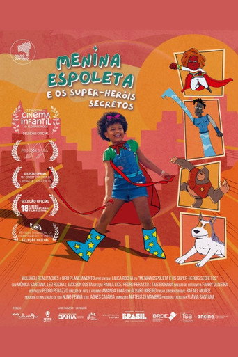 Movie poster for Menina Espoleta e os Super-Heróis Secretos (2024)