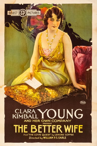 Movie poster for The Better Wife (1919)