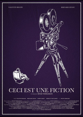 Movie poster for CECI EST UNE FICTION