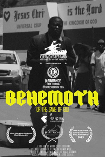 Movie poster for Behemoth: Or the Game of God (2016)