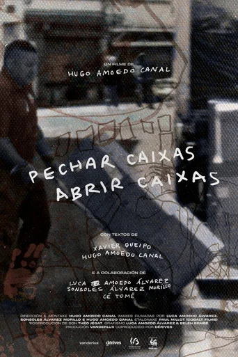 Movie poster for Closed boxes open boxes (2024)